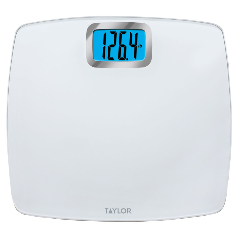 Taylor Pure White Digital Bathroom Scale & Reviews | Wayfair